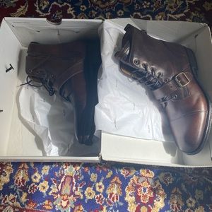 Aldo; Merad in Dark brown leather, smooth, size 9.5 in men’s